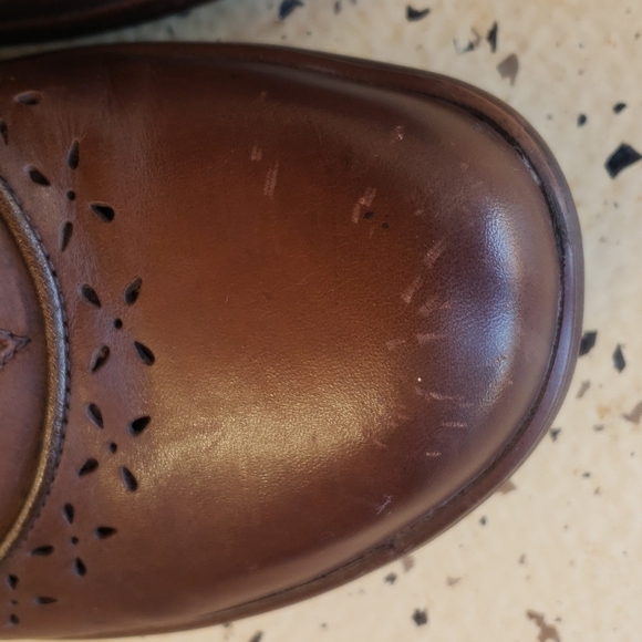 𝅺aravon women's Mary Jane style shoe size 10AA brown leather - Picture 2 of 7